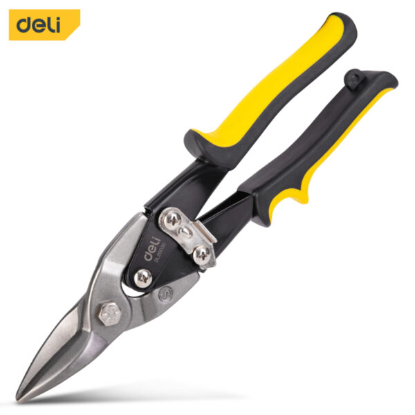 Kéo Cắt Tôn Cộng Lực Chất Liệu Thép Không Gỉ 250mm Chính Hãng Deli