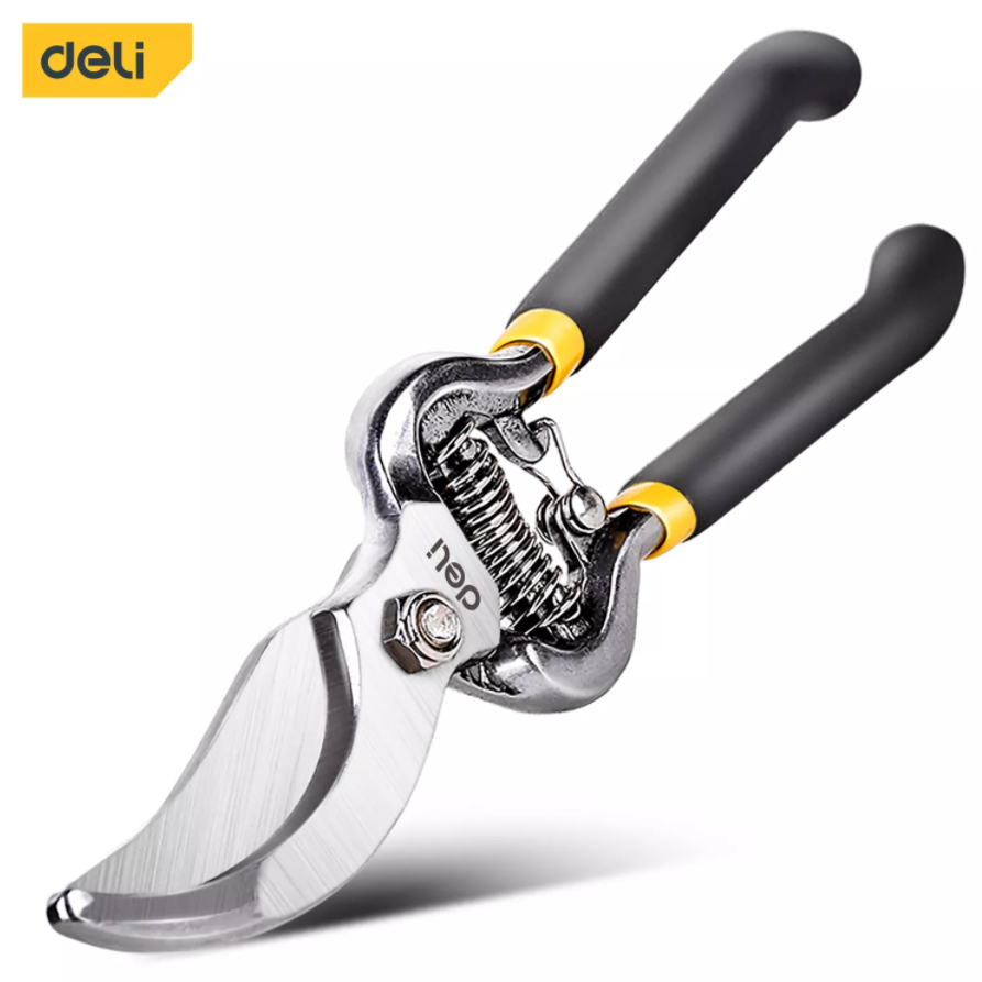 Kéo Cắt Tỉa Cành 8.5 Inch Chính Hãng Deli Thép 55C Siêu Bén