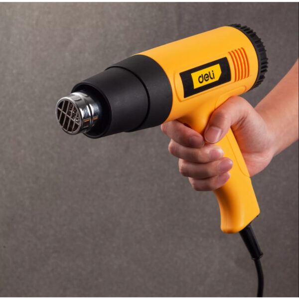 Máy Khò Nhiệt Công Suất Lớn 1600- 2000W Điều Chỉnh Hai Cấp Độ Chính Hãng Deli - Hình ảnh 2